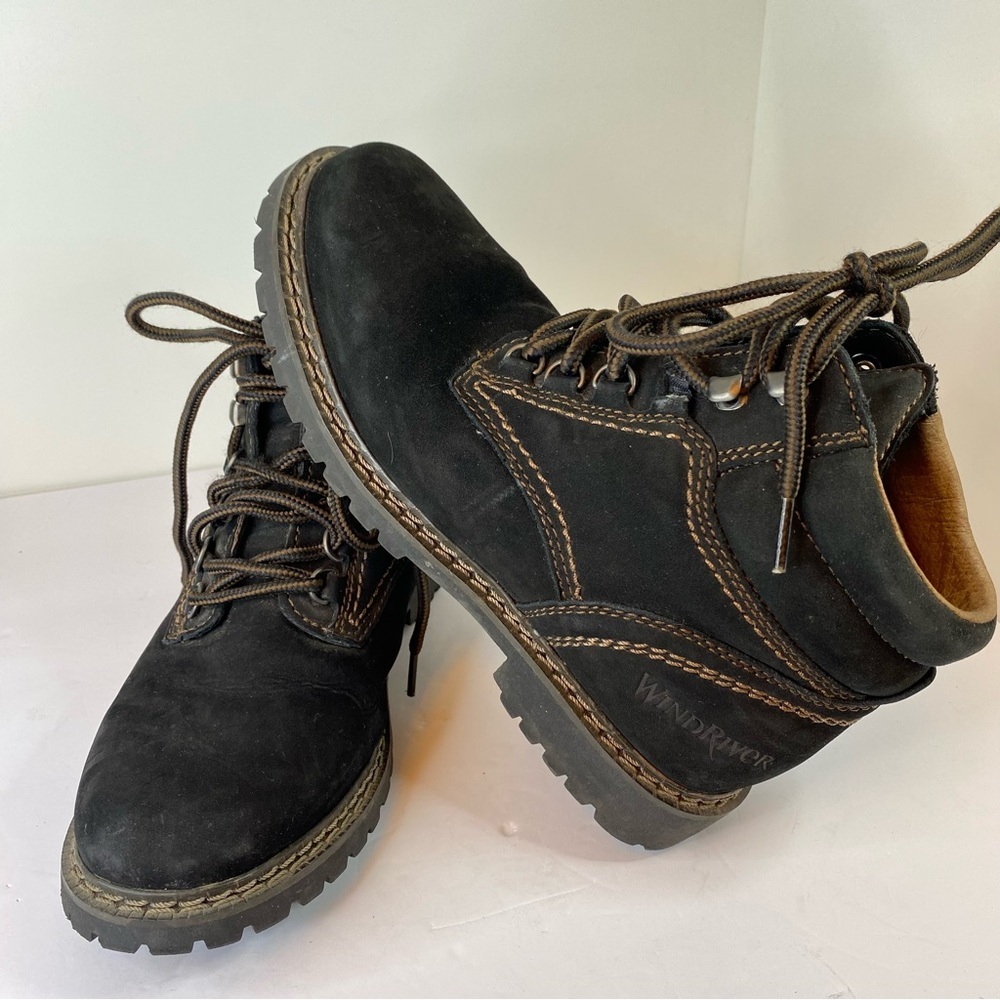 WindRiver women Backwoods Warm Lined Leather Lace Up winter Boot Shoes Size 9